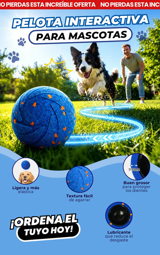 Pelota interactiva para mascotas